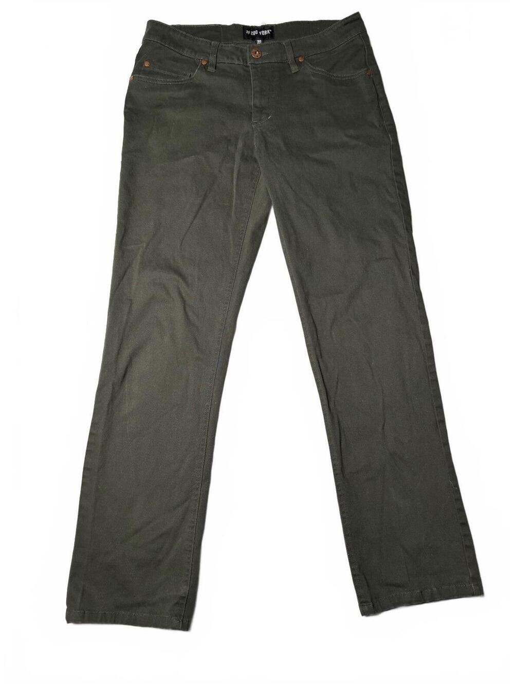 Zoo York Olive Green Straight Leg Pants Size 30